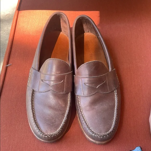 Classic Brown Leather Loafers - Picture 2 of 4